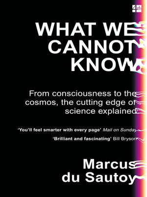 cover image of What We Cannot Know